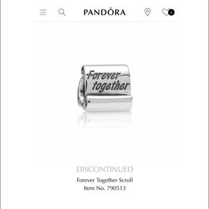 ❗️REDUCED PRICE❗️ Forever Together Pandora charm