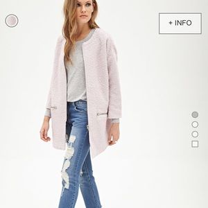 Forever 21 - long-sleeved bouclé coat