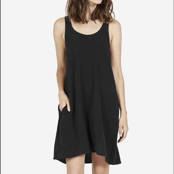 NWOT's Everlane Silk Tank Dress Black Size Small