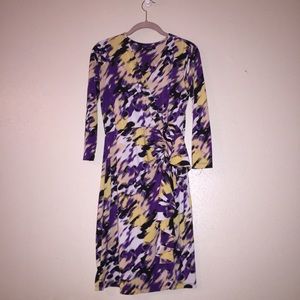 Purple and Gold Dress