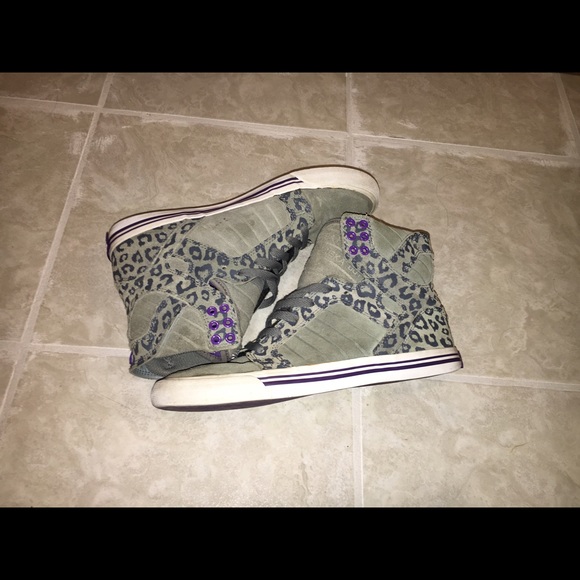 Grey/purple Skytop Supra