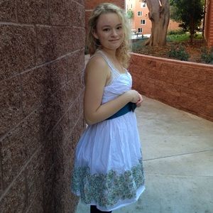 White Fit and Flare Dress