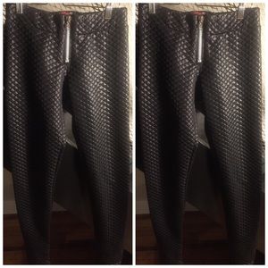 Black Quilted Pants