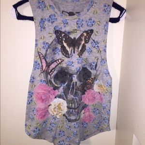 UO skull tank top