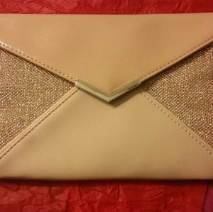 NEW Blush pink envelope clutch purse