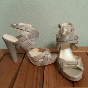 Calvin Klein beige heels