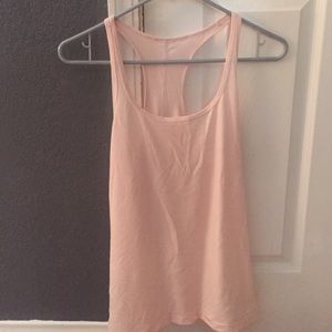 Pink nike fitness tank