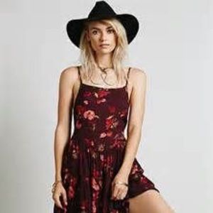 NWOT FREE PEOPLE Circle of Flowers Slip Dress