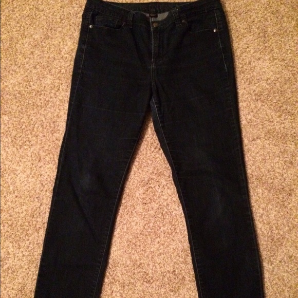 Calvin Klein dark skinny jeans size 12, 31" length