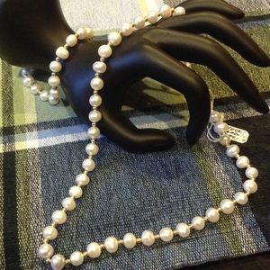 14kt Pearl Necklace/2pcs set