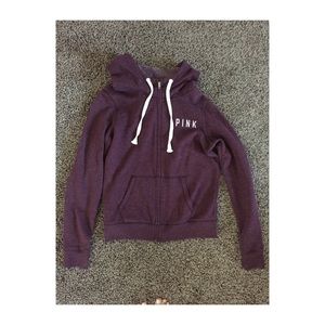 VS PINK full zip sweatshirt