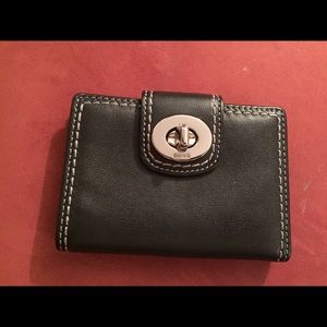 Small Coach billfold wallet