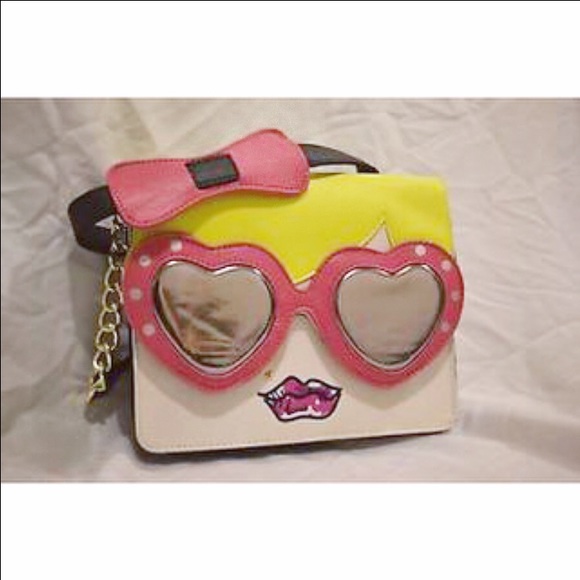 Betsey Johnson Handbags - FINAL PRICE. BetseyJohnson LadyFace Crossbody