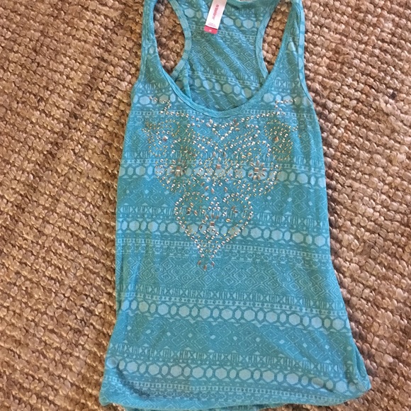 Blue tank top