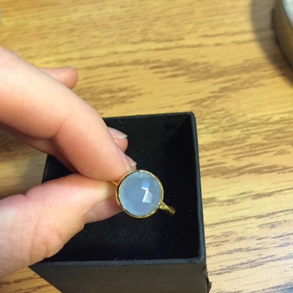 Gold color ring size 7