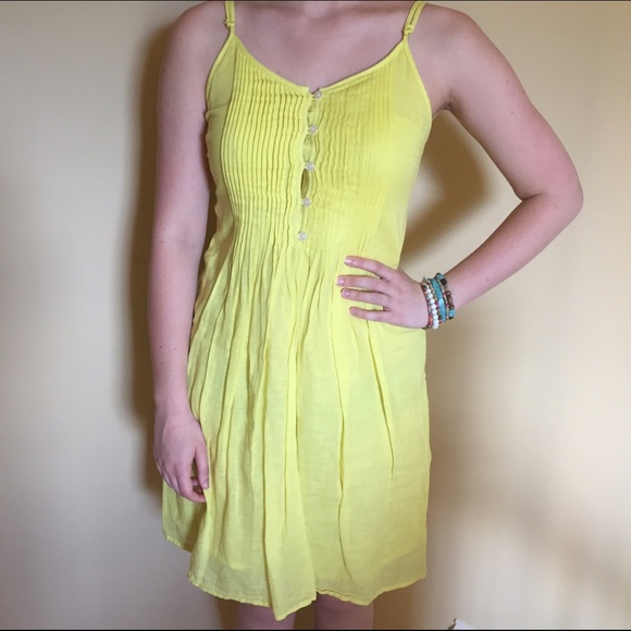 ❌SOLD❌Yellow Boho Sundress