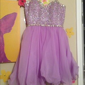 Purple prom or homecoming dress