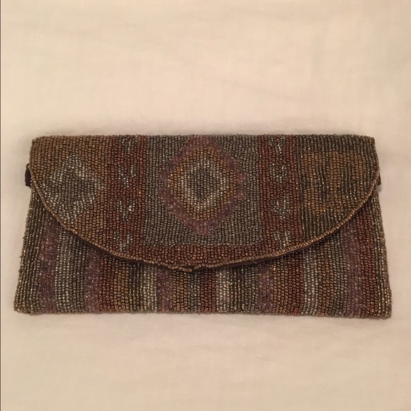 ZARA Beaded Clutch