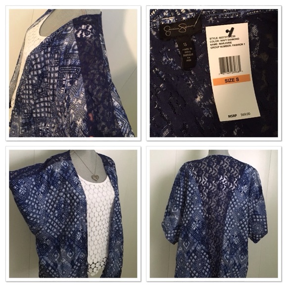 Jessica Simpson lacy shawl/jacket. - Picture 3 of 3