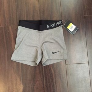 Brand new with tags gray Nike pros!