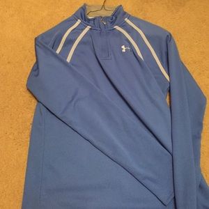 NEW blue UnderArmour running/exercise shirt/jacket
