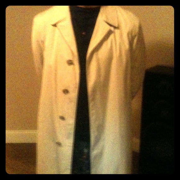 Mens beige overcoat