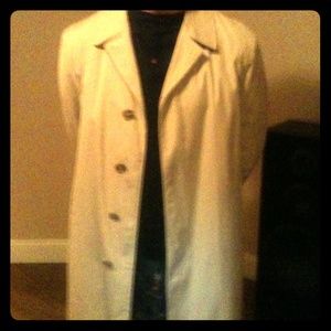 Mens beige overcoat