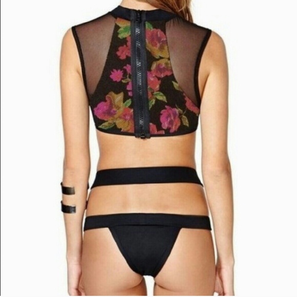 Floral bathing suit! - Picture 2 of 3