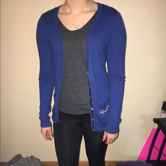 Blue Cardigan