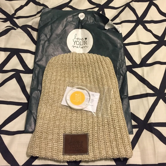 brand new love your melon beanie