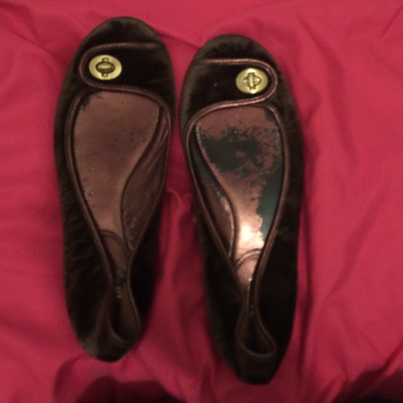 Coach flats 🙌🏼💜