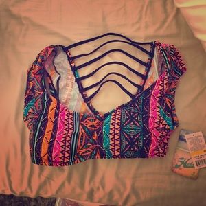 HOBIE Bathing suit top NWT