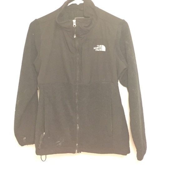 North face small zip up jacket