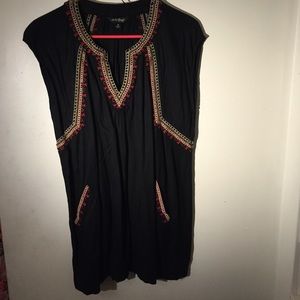 Lucky Brand Black Tunic