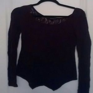 express sweater purple nwot