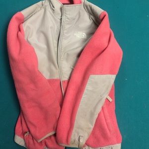 Girls north face jacket size large