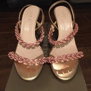 Blush Colored Anne Klein Heels