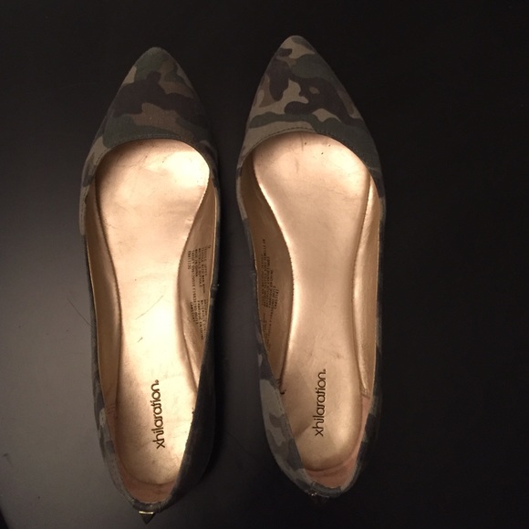 Camo Studded Flats