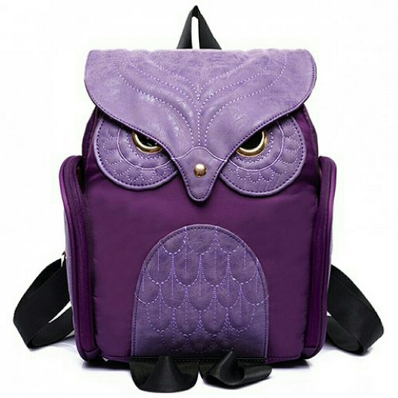 Cute Purple Owl Satchel