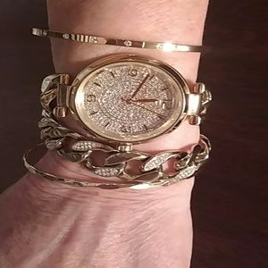 Michael Kors Authentic Gold Bracelet Watch