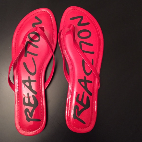 Red Patent Leather Flip Flops