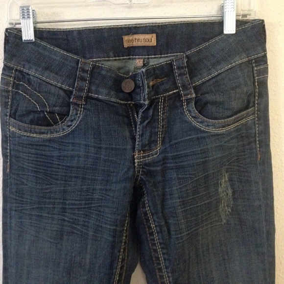 Nordstrom See Thru Soul Boot cut Jeans 26