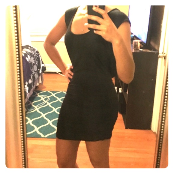 Black cocktail dress
