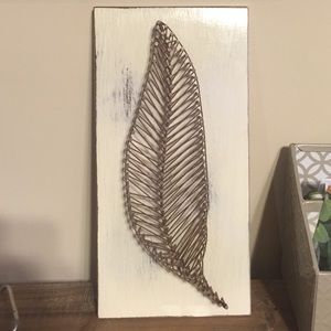 Feather/Leaf string art