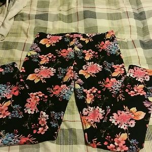 Flower print leggings
