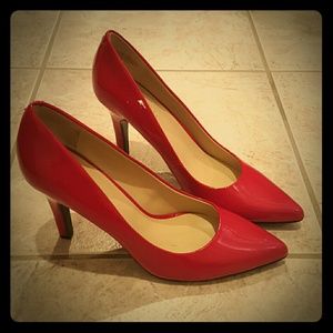 Lipstick Red Pointed Toe Pumps