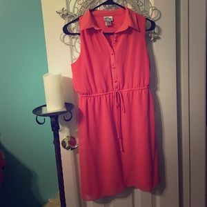 Coral dress