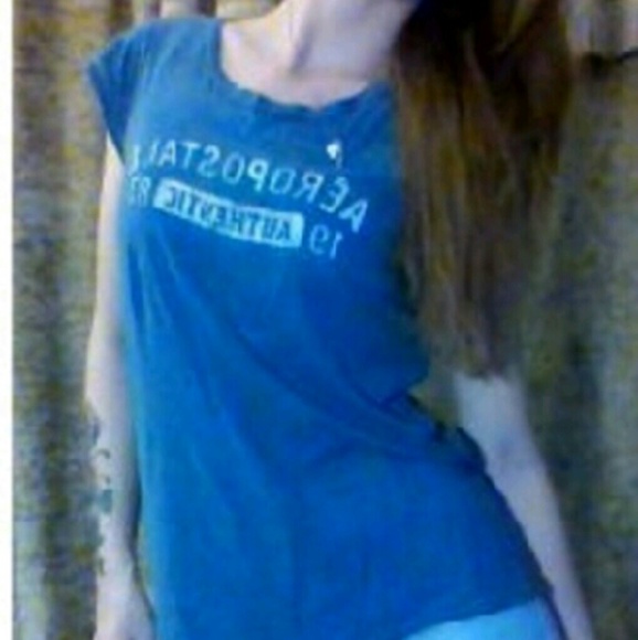 Blue aeropostale t-shirt
