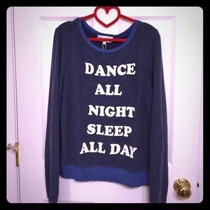 Wildfox Dance All Night Sleep All Day sweatshirt