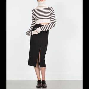 Zara Chunky Cropped Sweater